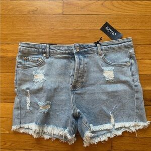 Buffalo David Bitton Distressed Jean Shorts